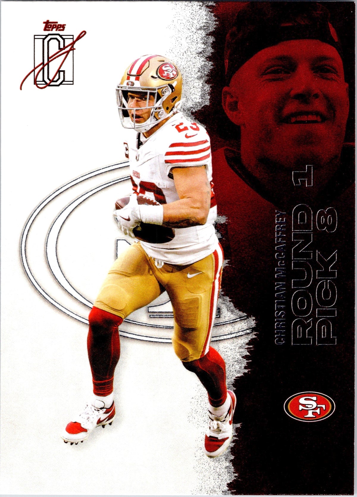 Christian McCaffrey 2025 Topps Signature Class #49 San Francisco 49ers RB