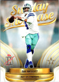 Dak Prescott 2025 Topps Signature Class SUNDAY SHOWCASE SS-16 Cowboys QB