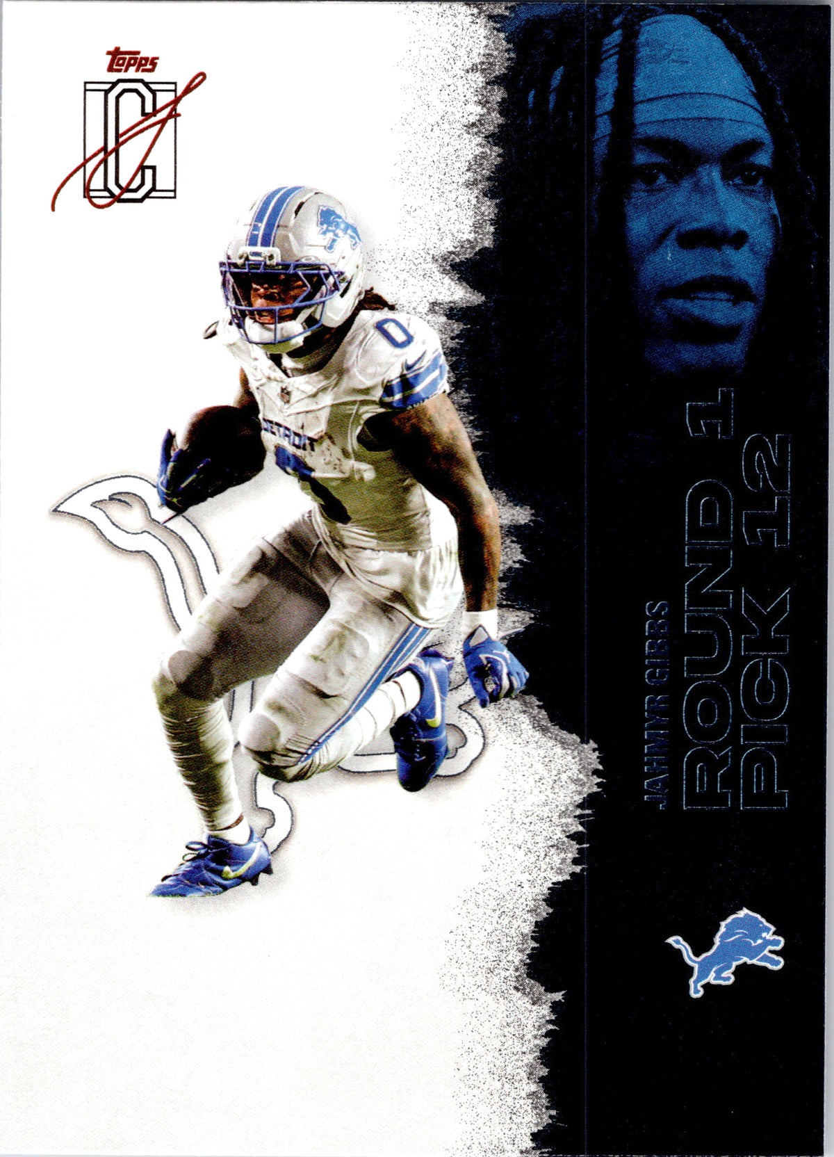 Jahmyr Gibbs 2025 Topps Signature Class #20 Detroit Lions RB