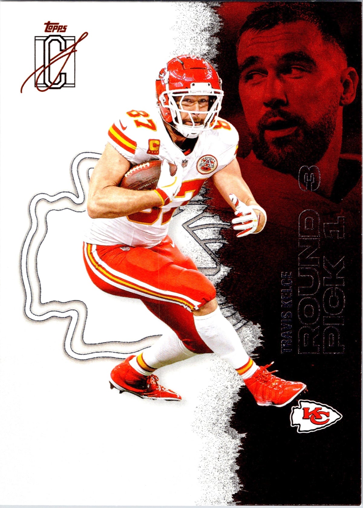 Travis Kelce 2025 Topps Signature Class #80 Kansas City Chiefs TE